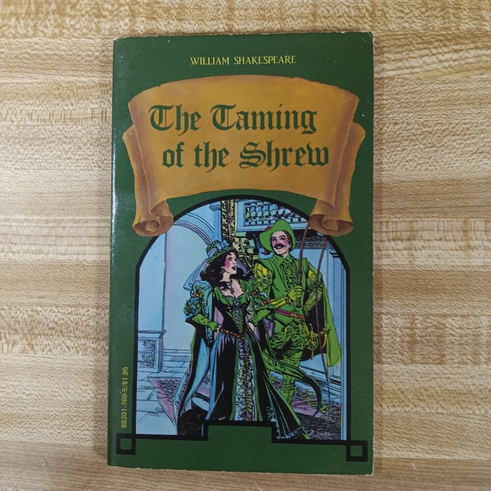Taming of the Shrew Shakespeare 1984 B&W Pocket Classics Comic Paperback Vintage